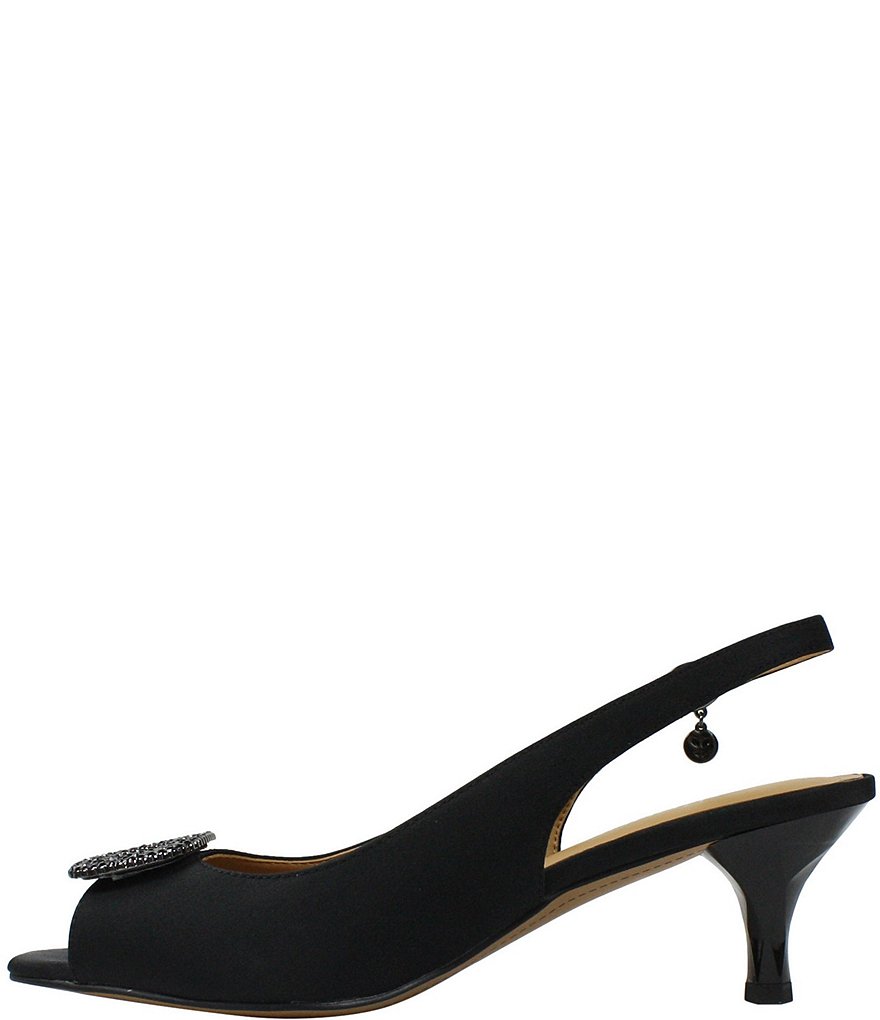 Trotters Kari Pearlized Leather Block-Heel Pumps