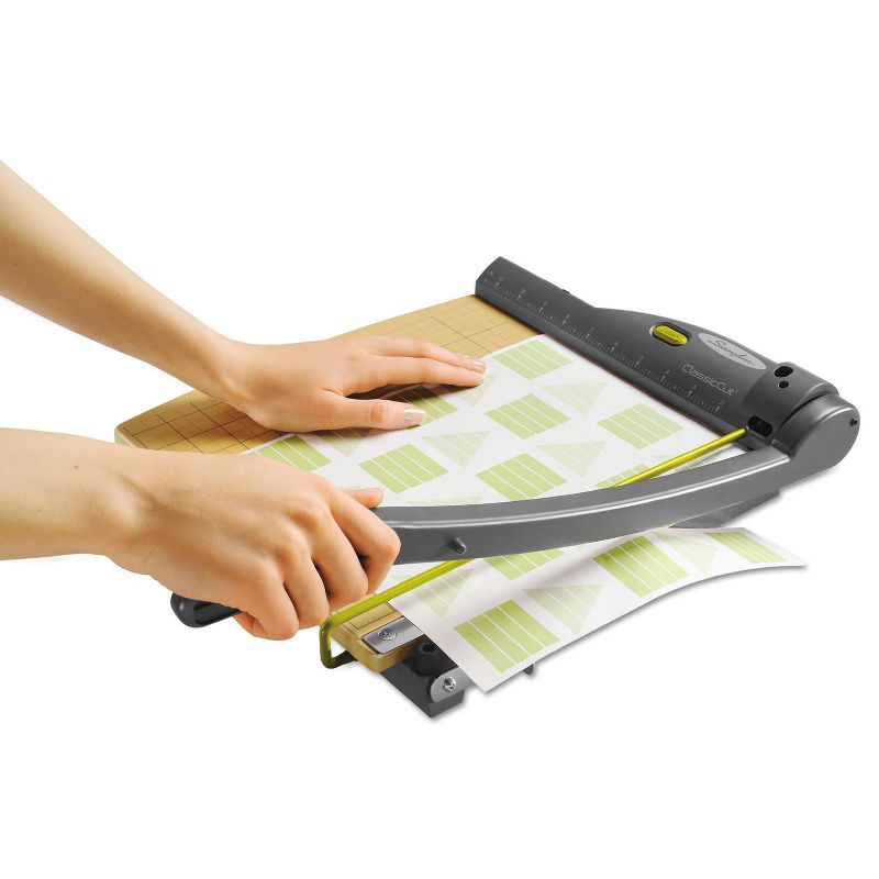 Swingline ClassicCut 15-Sheet Laser Trimmer Metal/Wood Composite Base 12 x 12 9712