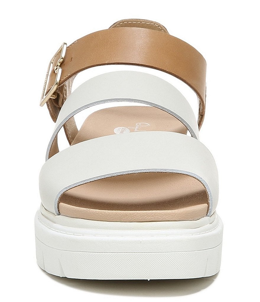 Original Collection by Dr. Scholl's Trekkie Leather Platform Sandals