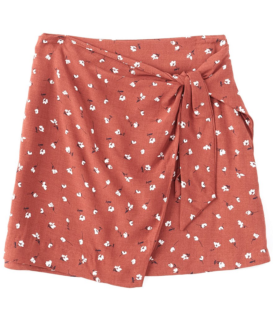 Copper Key Big Girls 7-16 Wrap Skirt