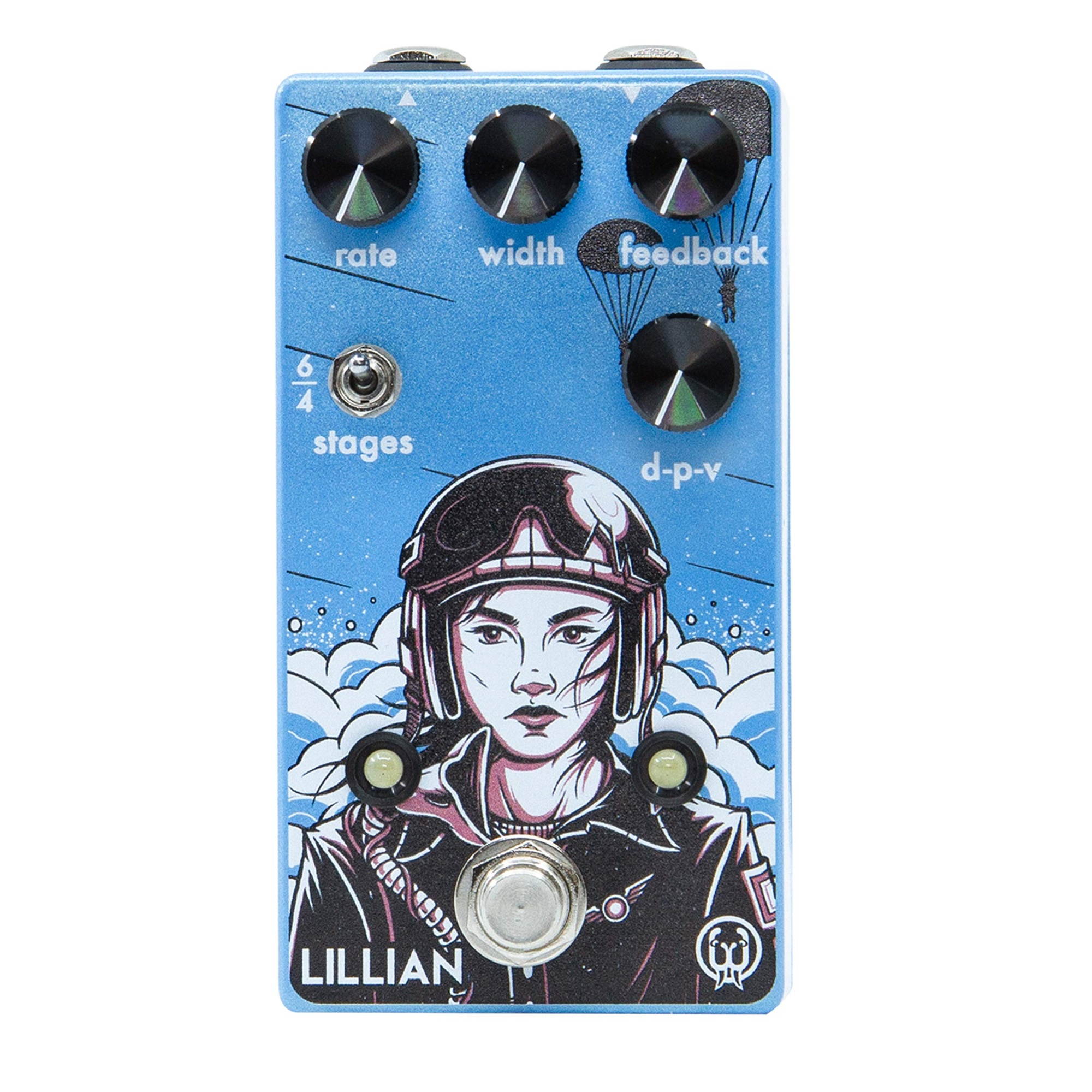 walrus audio lillian multistage analog phaser guitar effects pedal
