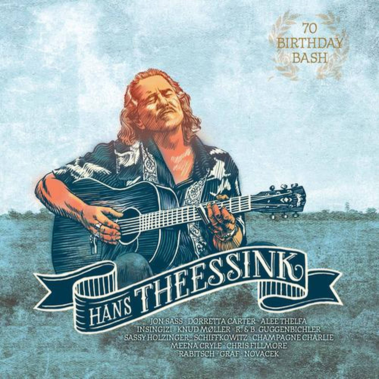 Hans Theessink 70 Birthday Bash 180g LP (Vinyl)