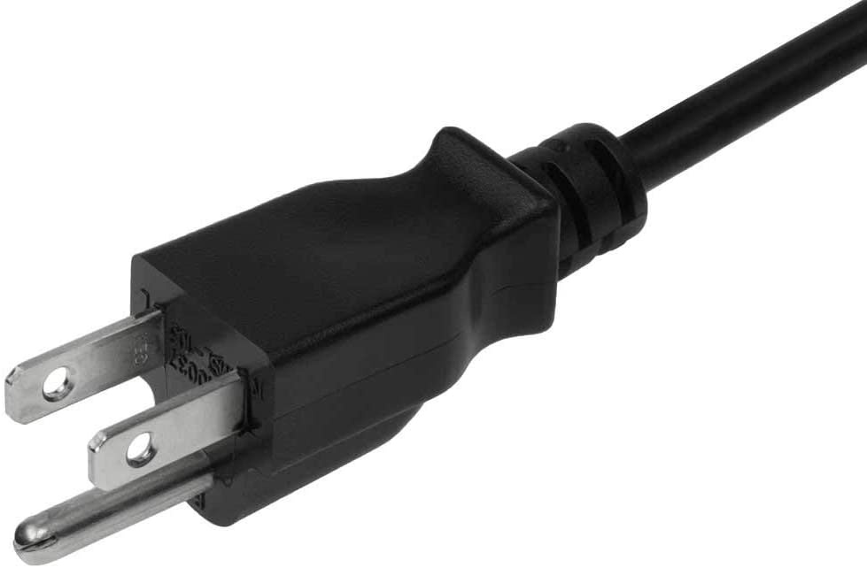 1 Feet (0.3 Meters) 14AWG Heavy Duty 3 Prong Monitor (Universal Power Cord) Computer Power Cord 1ft (0.3M) 3 conductor (IEC320 C13 to NEMA 5-15P) 15 Amp AC Power Cable CNE591476 (5 Pack)