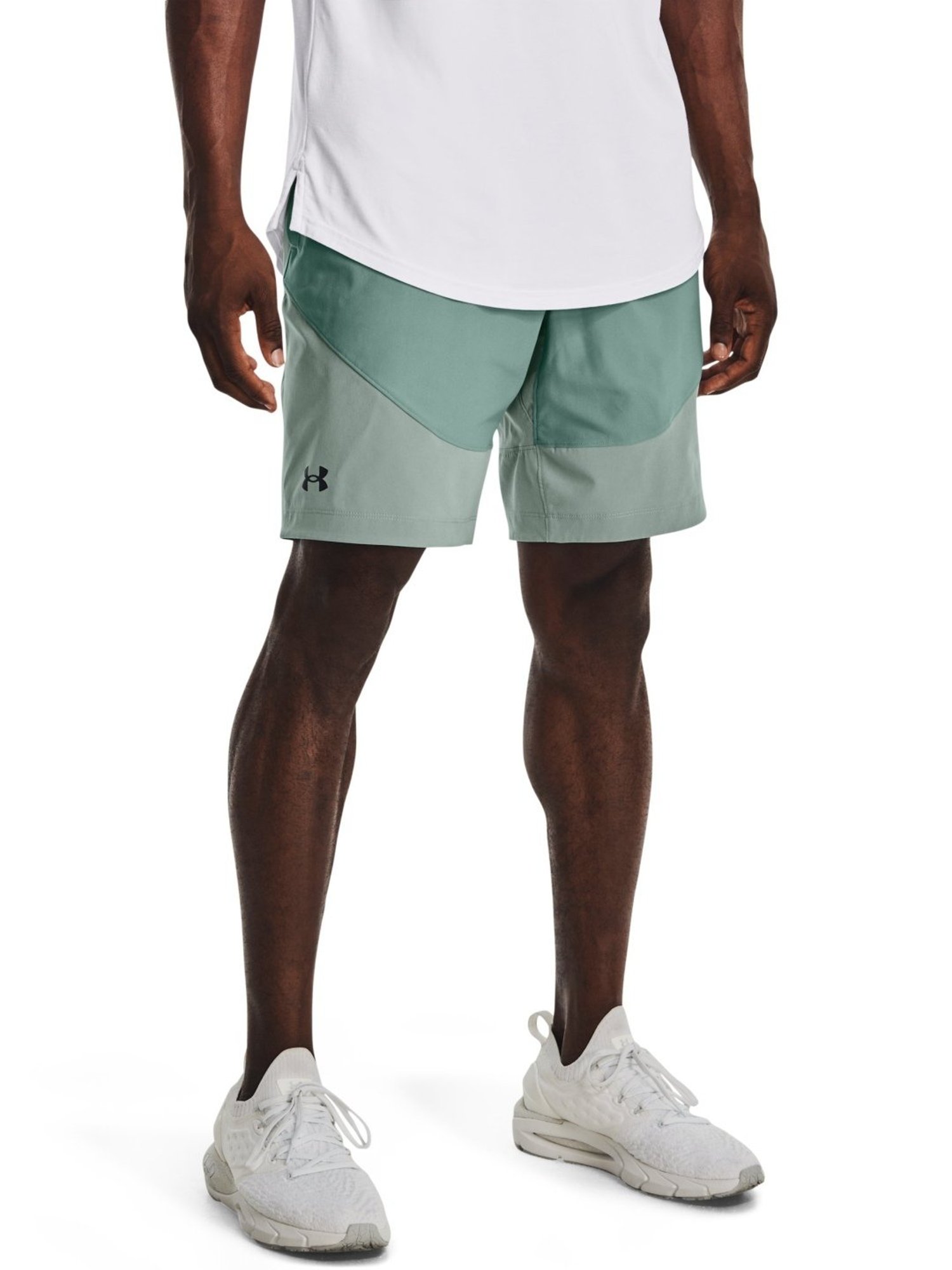 Adidas White Regular Fit Striped Sports Shorts