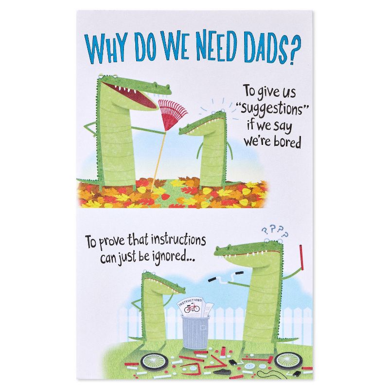 Father's Day Greeting Card 'Why Do We Need Dads'