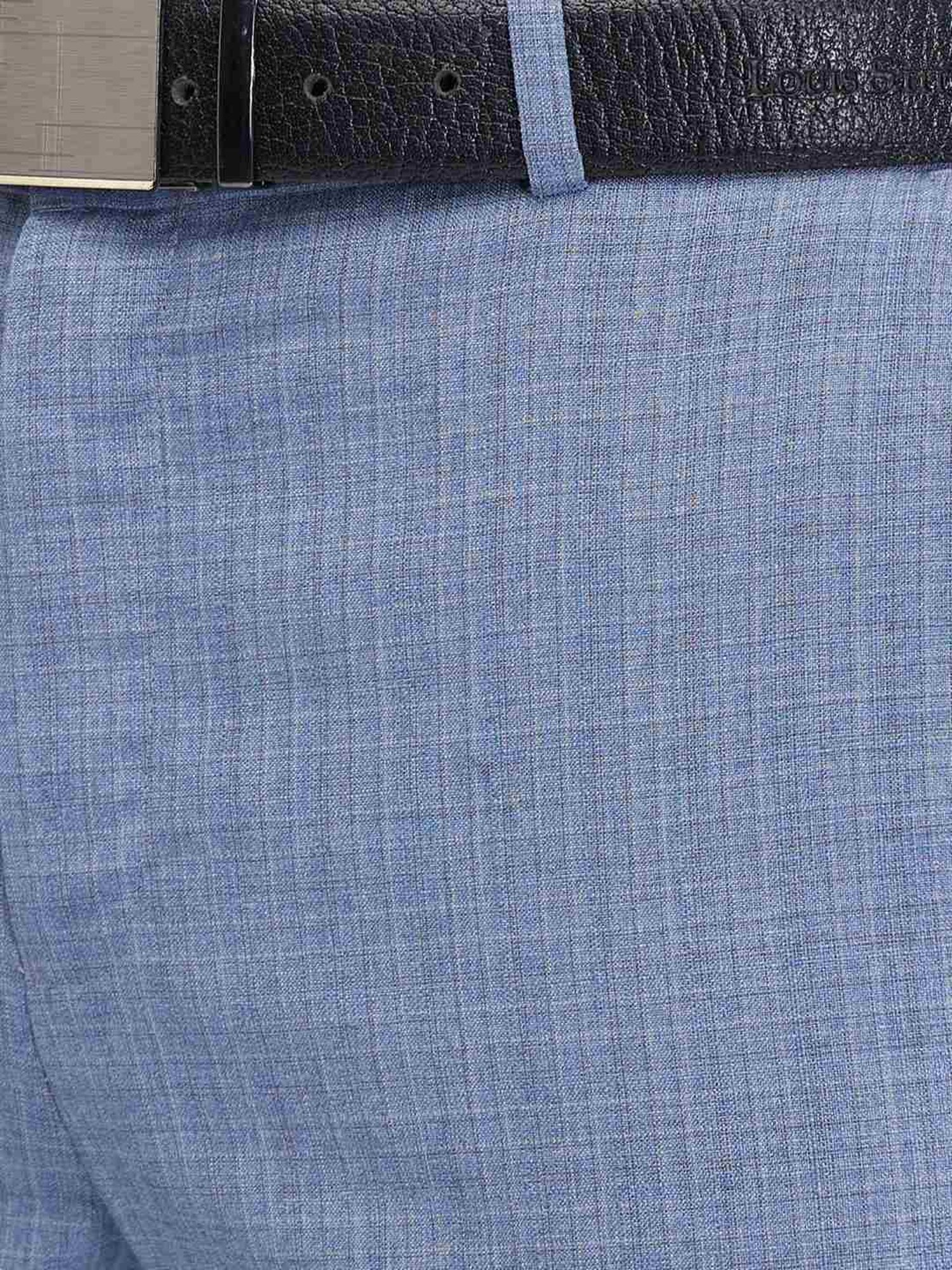 Raymond Blue Slim Fit Checks Trousers