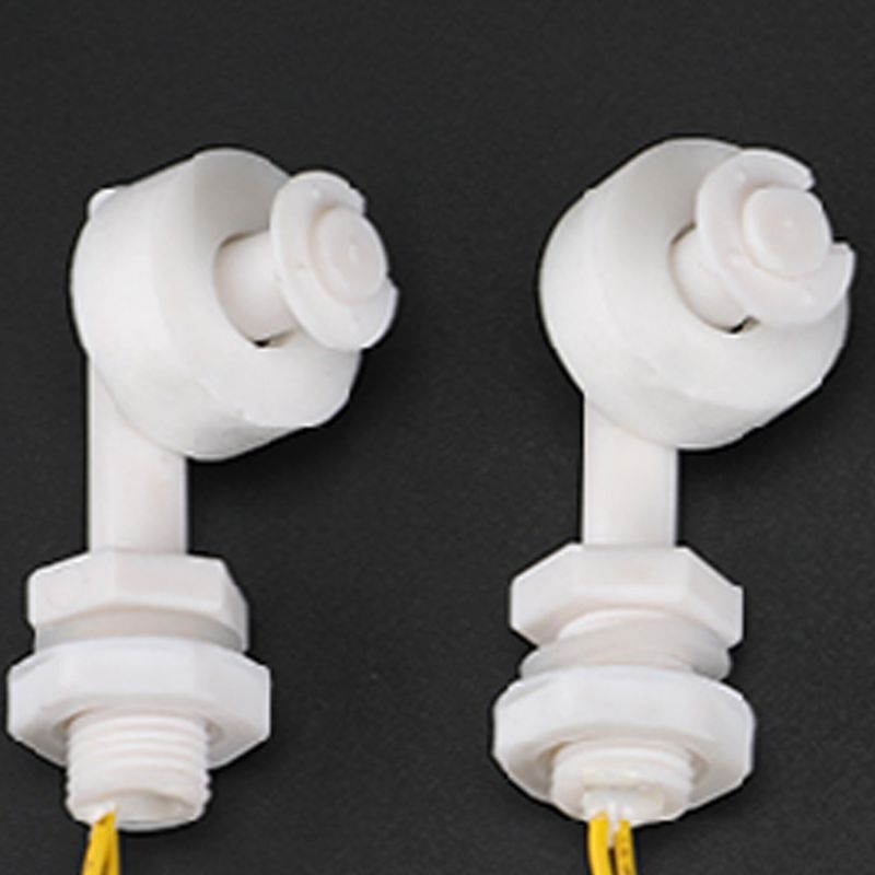 2pcs/set DC 110-220V Water Level Sensor Right Angle Float Switch For Fish Tank 63HF