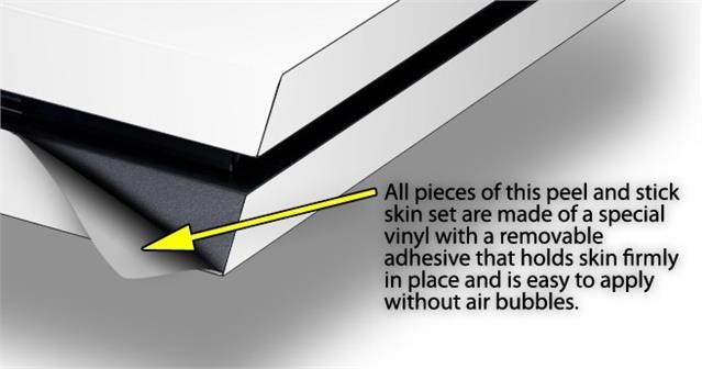 Ripped Colors Orange White - Decal Style Skin fits original PS4 Gaming Console