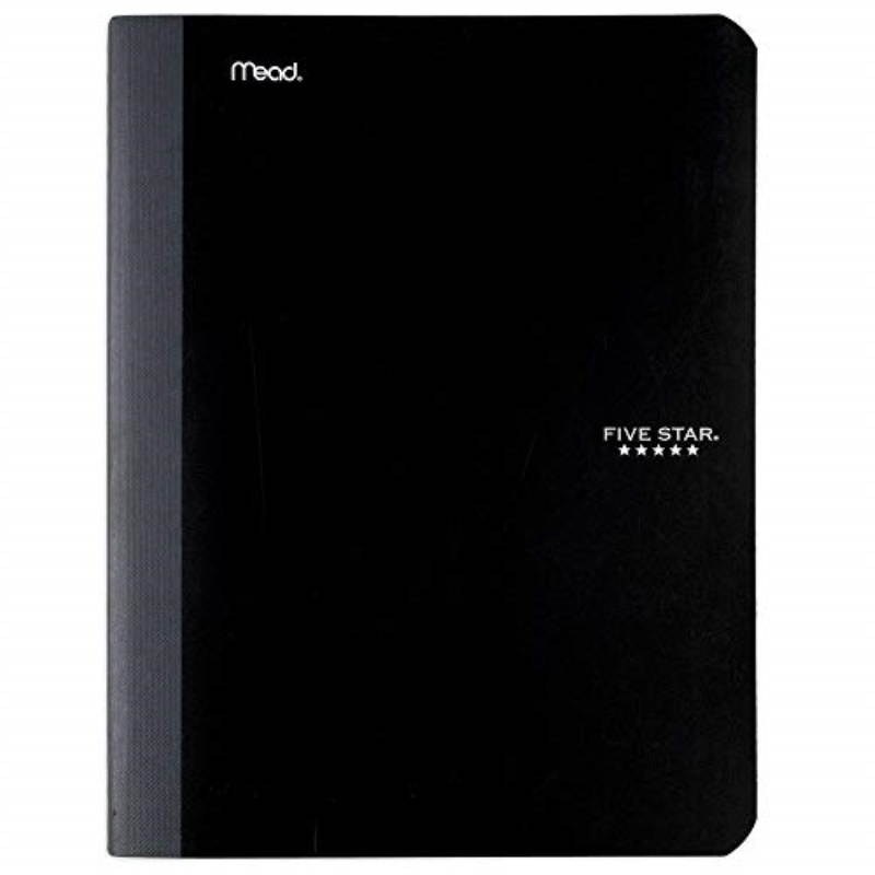 Five Star Composition Book College Ruled 100 Sheets 9 34 x 7 12 Cobalt Blue -