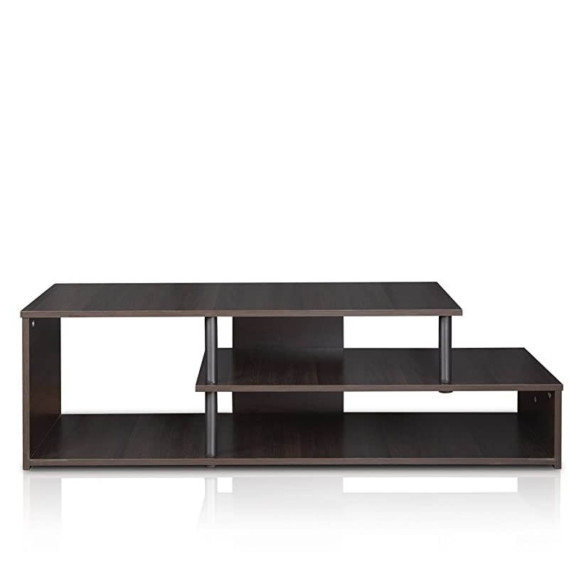 Econ Low Rise TV Stand, Espresso/Black