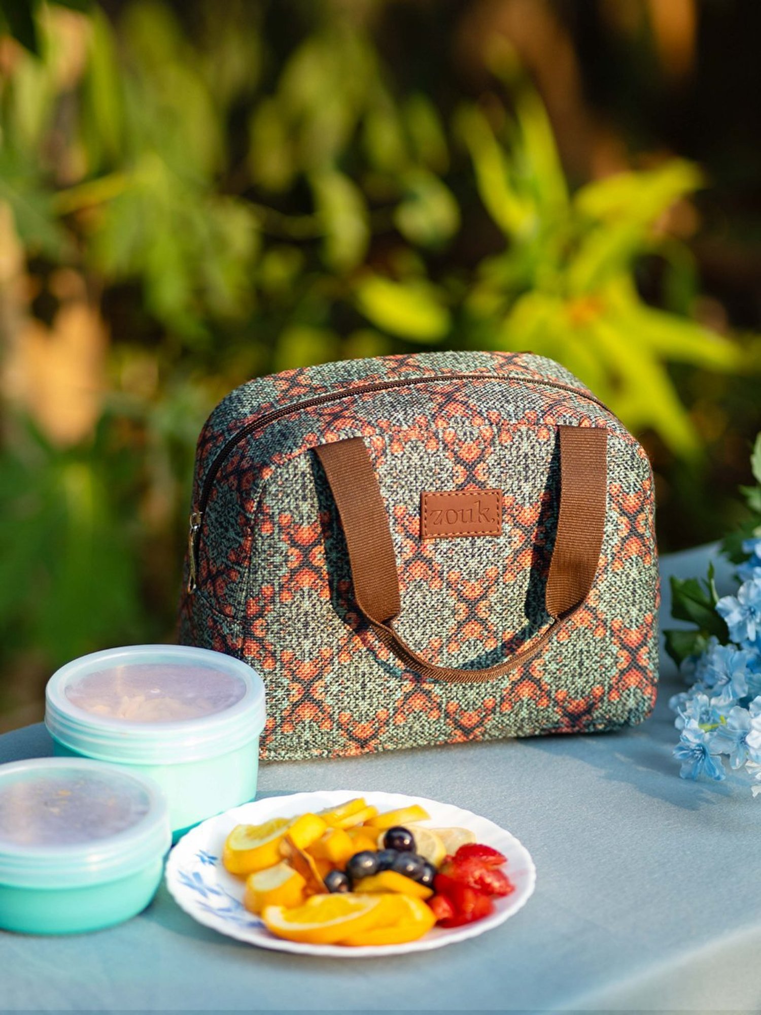 ZOUK Multicolor Printed Lunch Bag