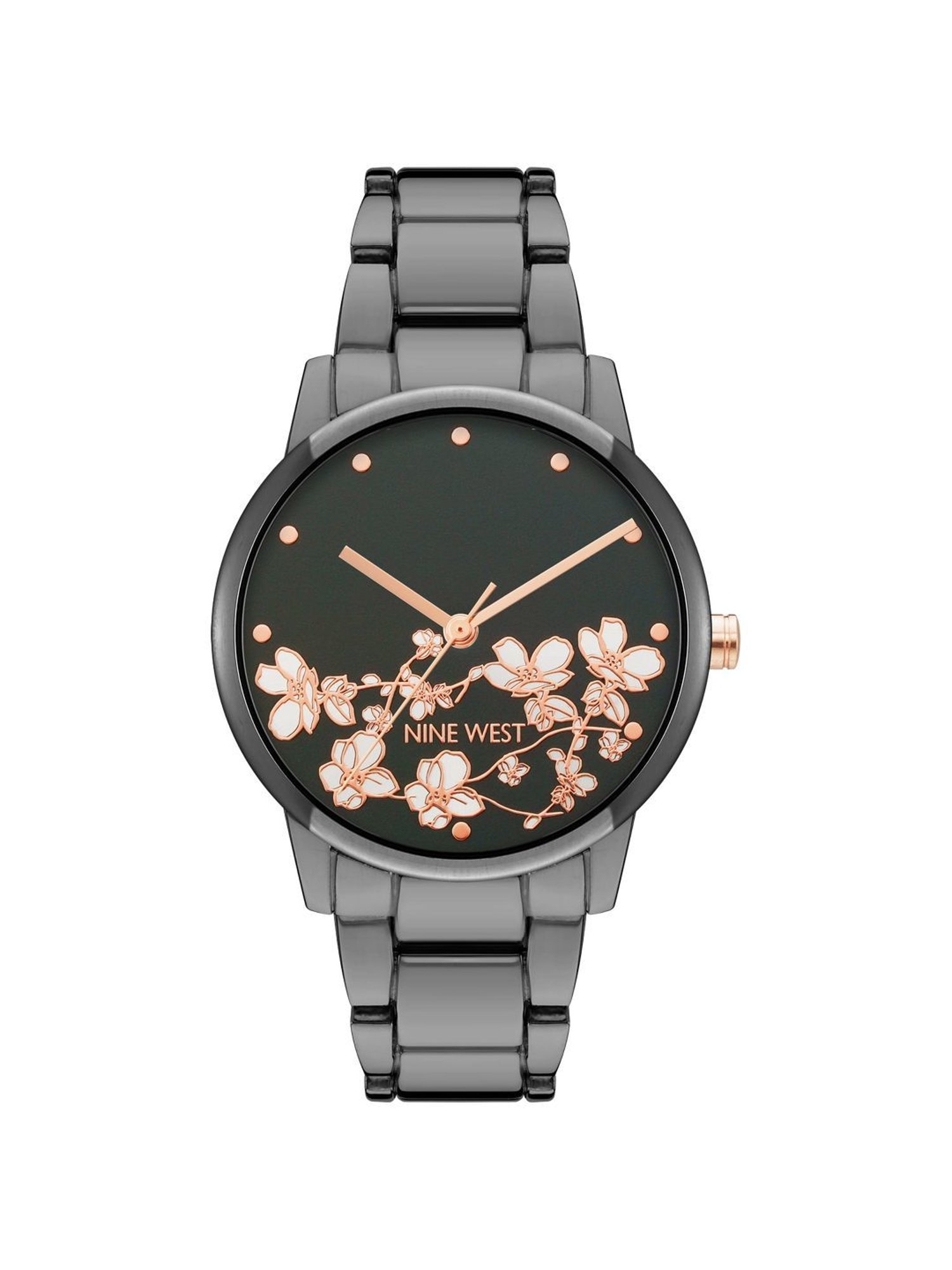 Nine West NW-2597FLGY Analog Watch for Women