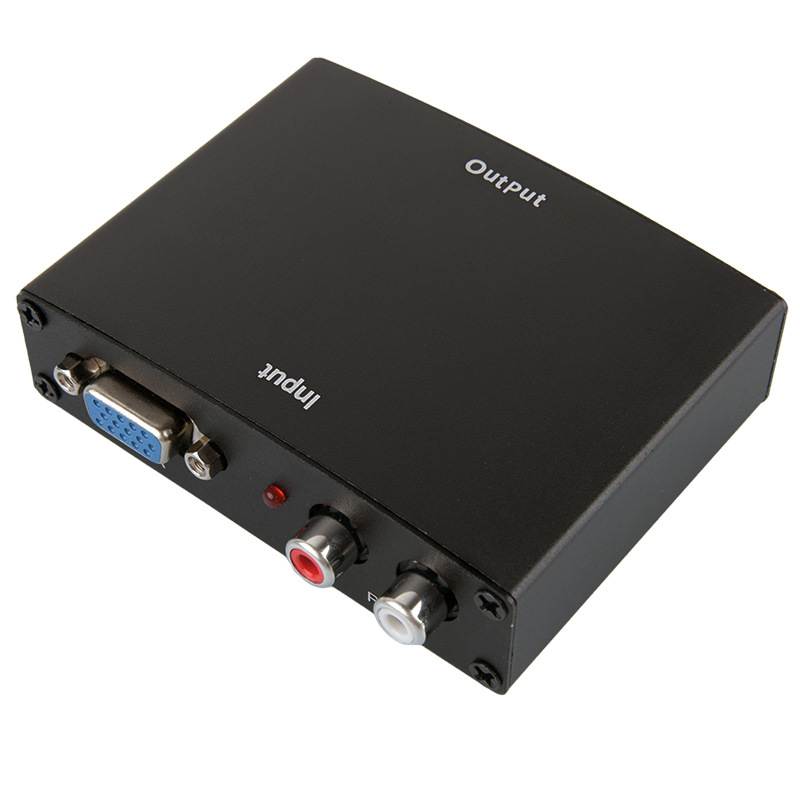 VGA to HDMI Converter VGA + R / L to HDMI VGA to HDMI 1080p with Audio HD Audio AV Adapter Connector For Projector PC Laptop to HDTV