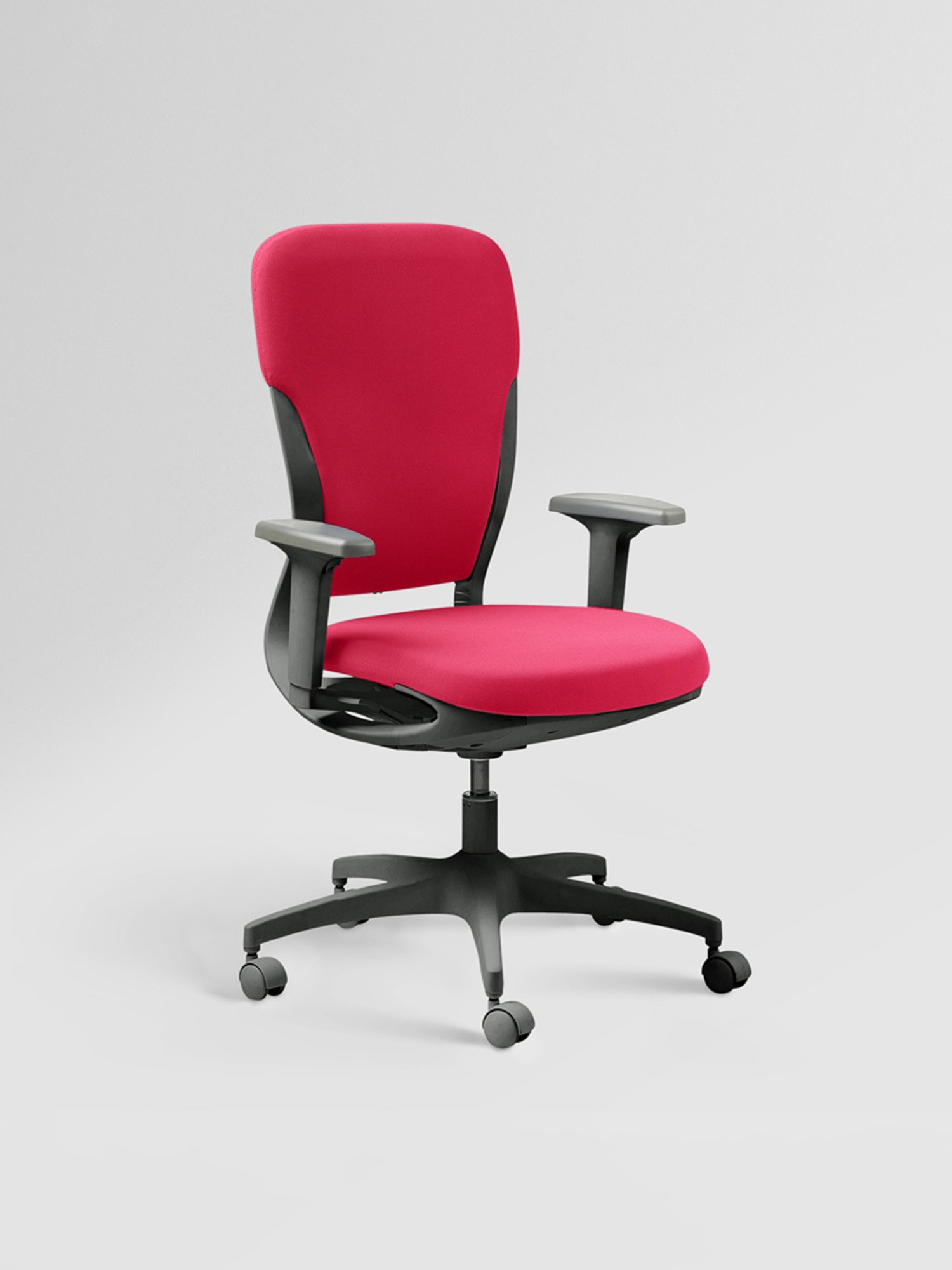 Godrej Interio Motion Milan Red & Grey Poly fill High Back Chair