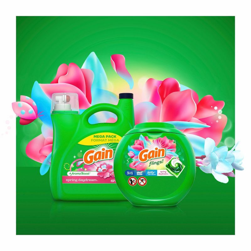 Gain Spring Daydream Scent Liquid Laundry Detergent - 165 fl oz