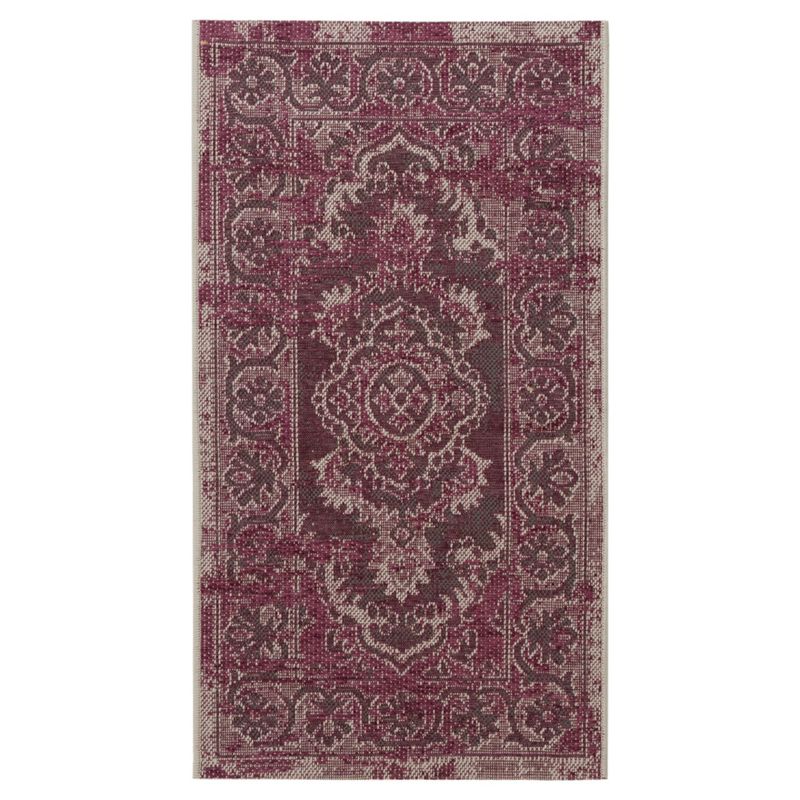 Scarlet Accent Rug - Gray / Purple (2' X 3'6") - Safavieh