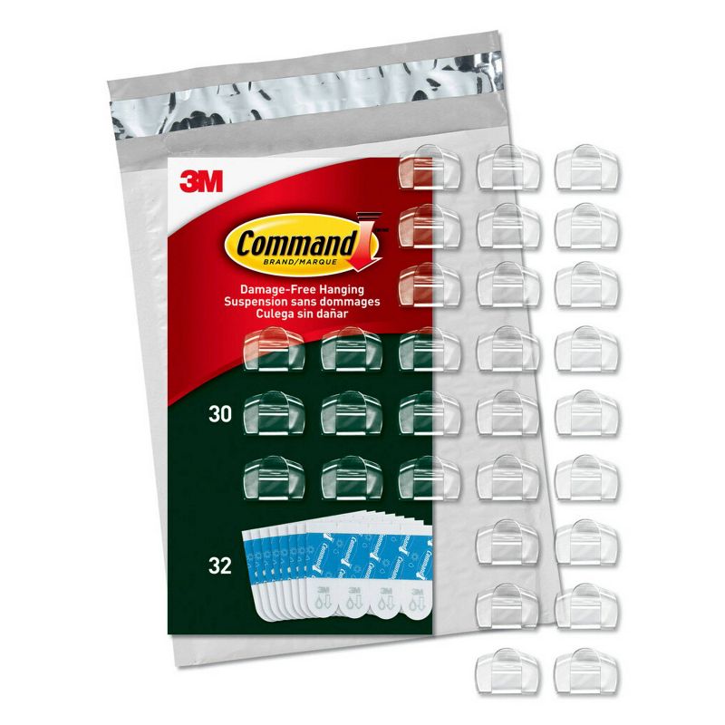 Command Outdoor Light Clips with Foam Strips