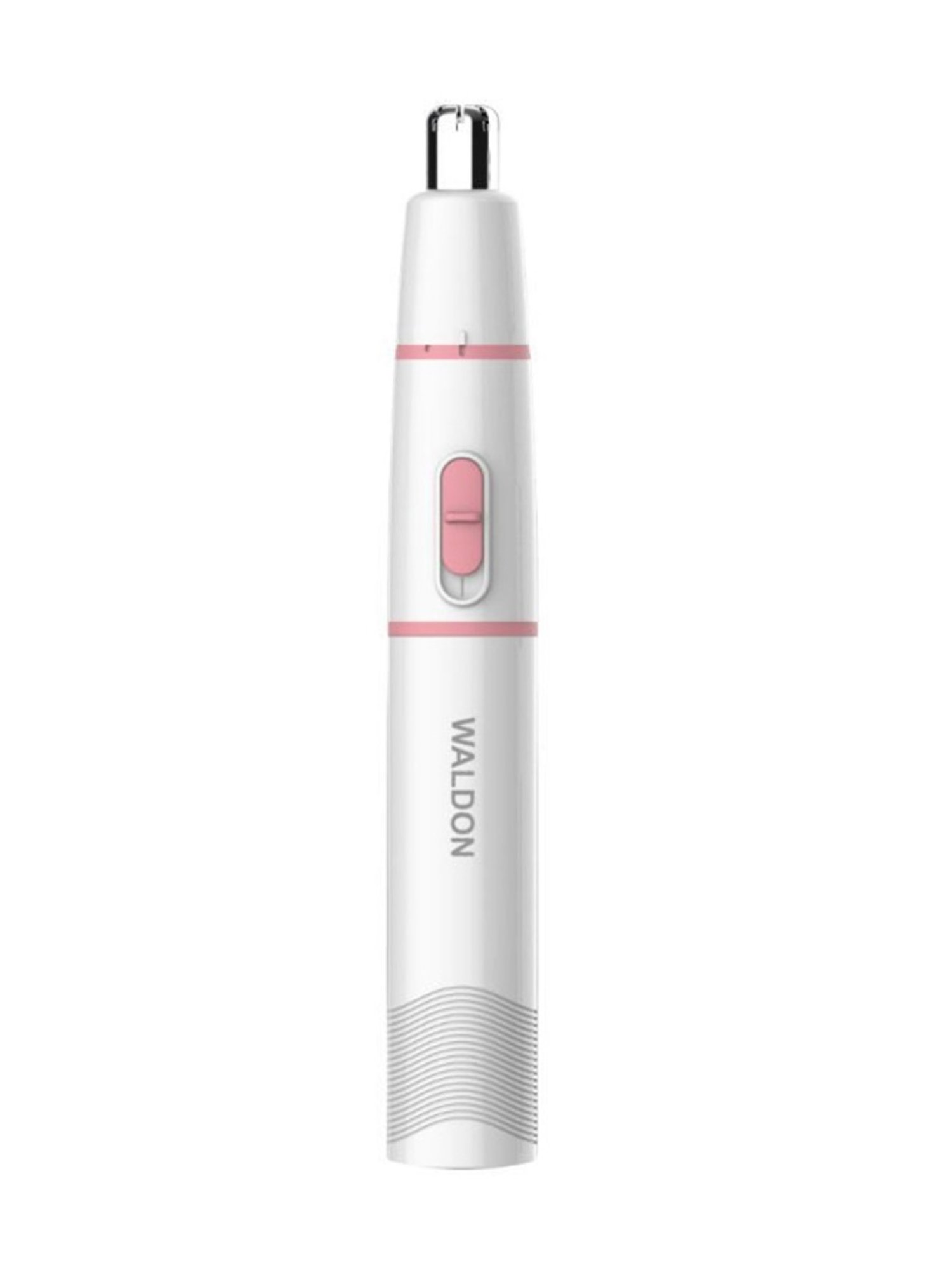 Waldon ES-520 Cordless Nose Trimmer Unisex Suitable for Ear and Eyebrow,Stainless Steel (White)