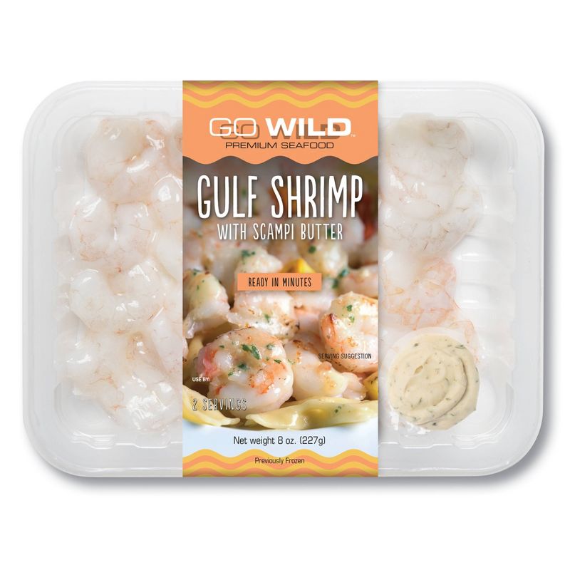 Go Wild Shrimp with Scampi Butter - 8oz