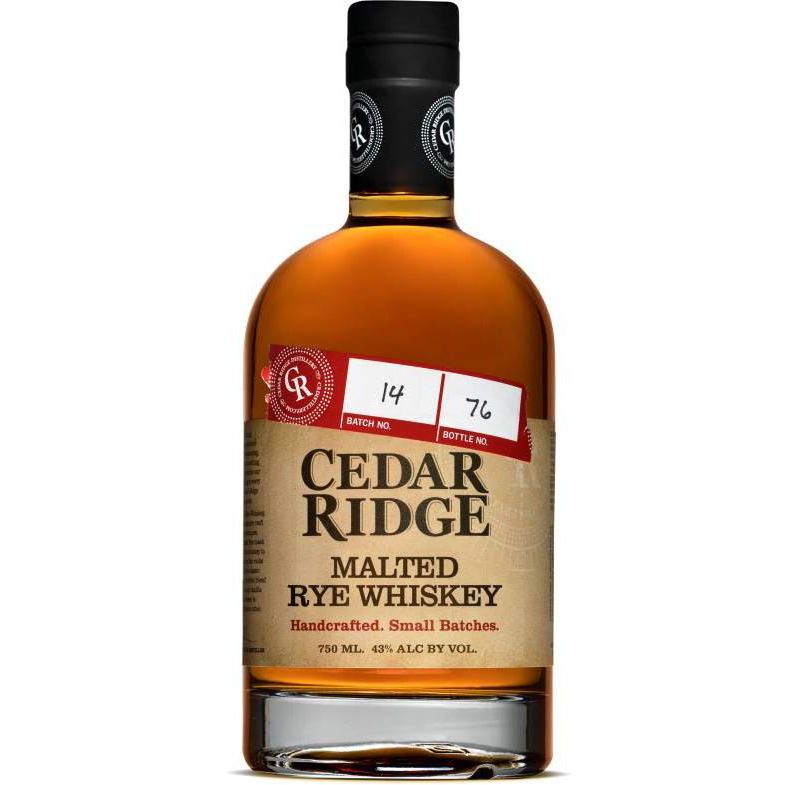 Cedar Ridge Malted Rye Whiskey - 750ml Bottle