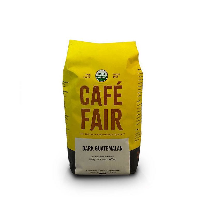 Café Fair Dark Guatemalan Dark Roast Ground Coffee - 10oz