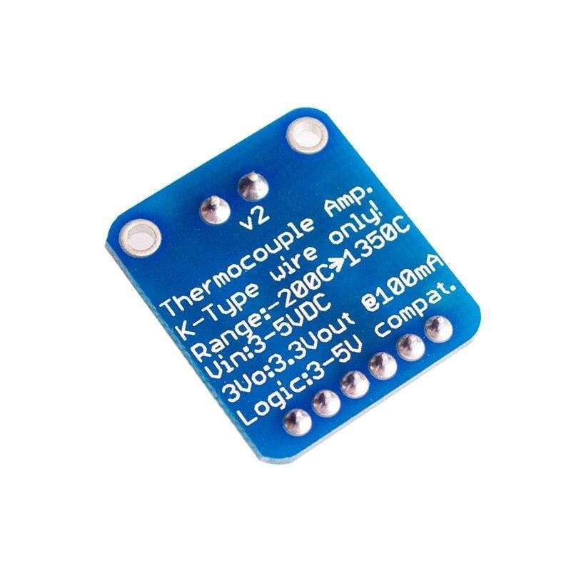 MAX31855 K Type Thermocouple Sensor Module Temperature Detection Pinboard SPI Interface Digital Data Up to 1350&deg;C