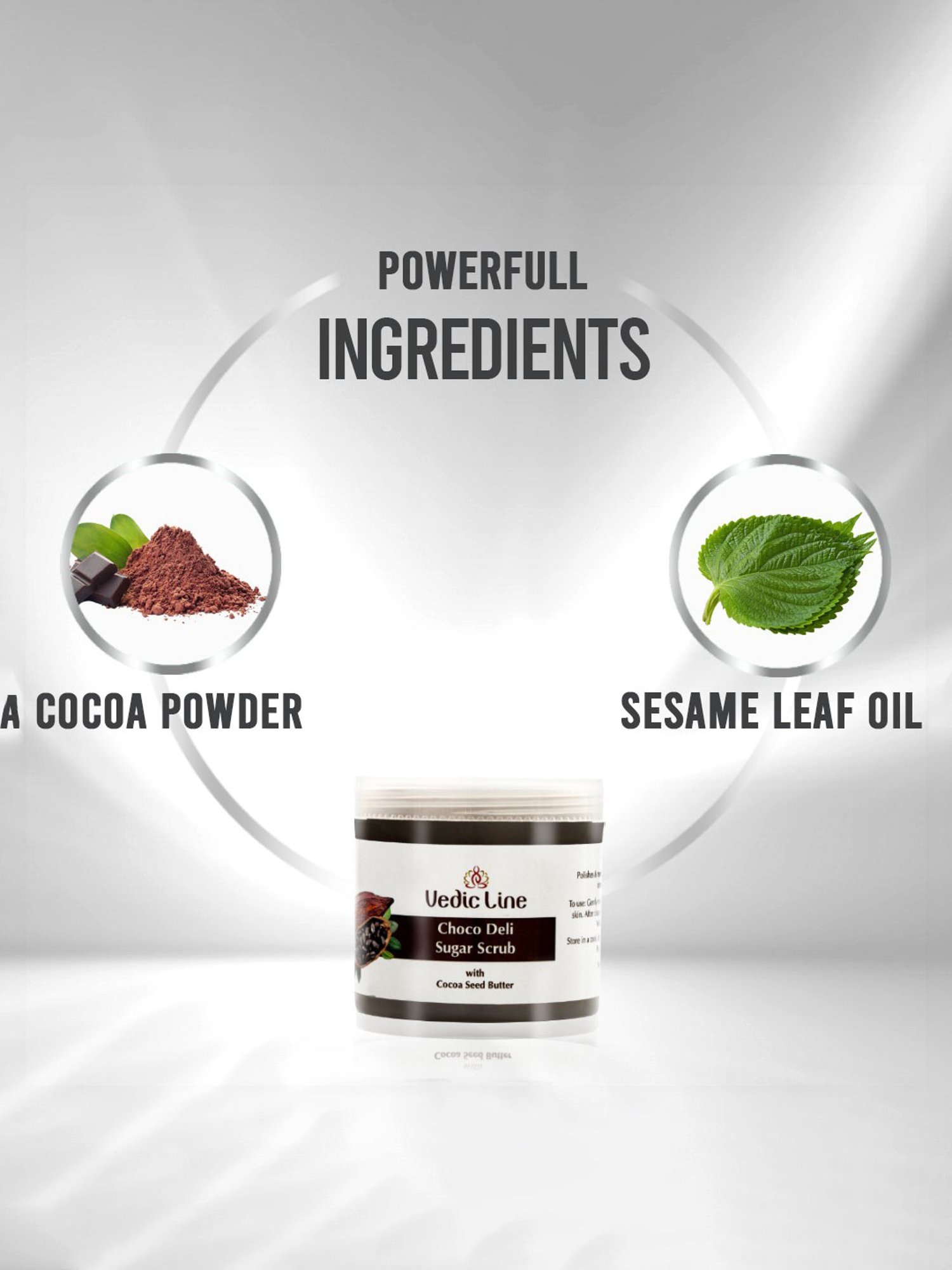 VEDIC LINE Choco Deli Sugar Scrub - 100 ml