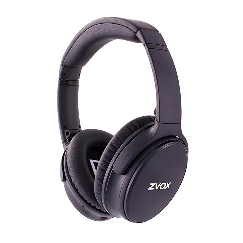 AccuVoice AV50 Bluetooth Noise Cancelling Headphones with AccuVoice Dialogue Boost Technology Black