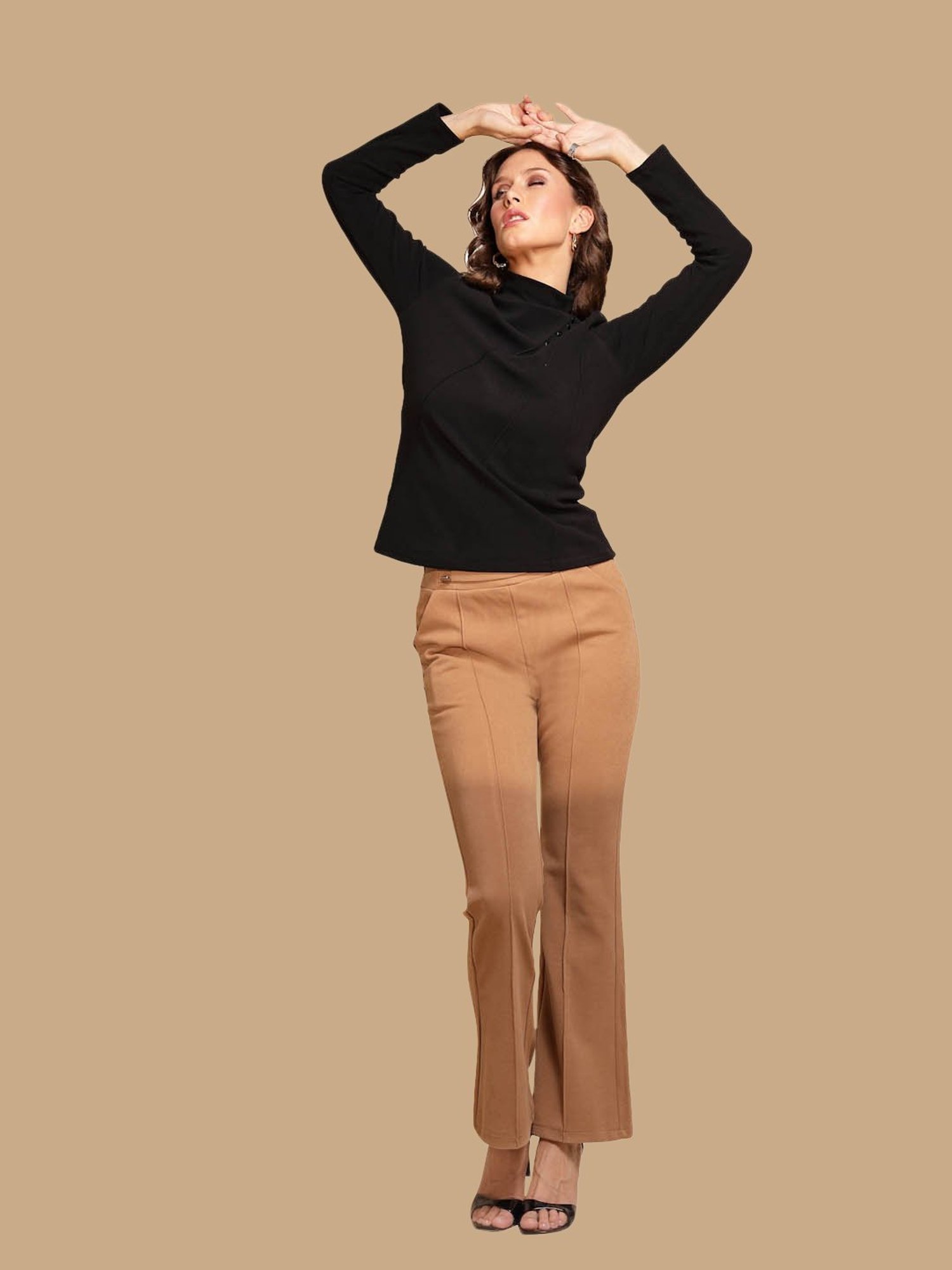 Global Republic Black Knit Regular Fit Top