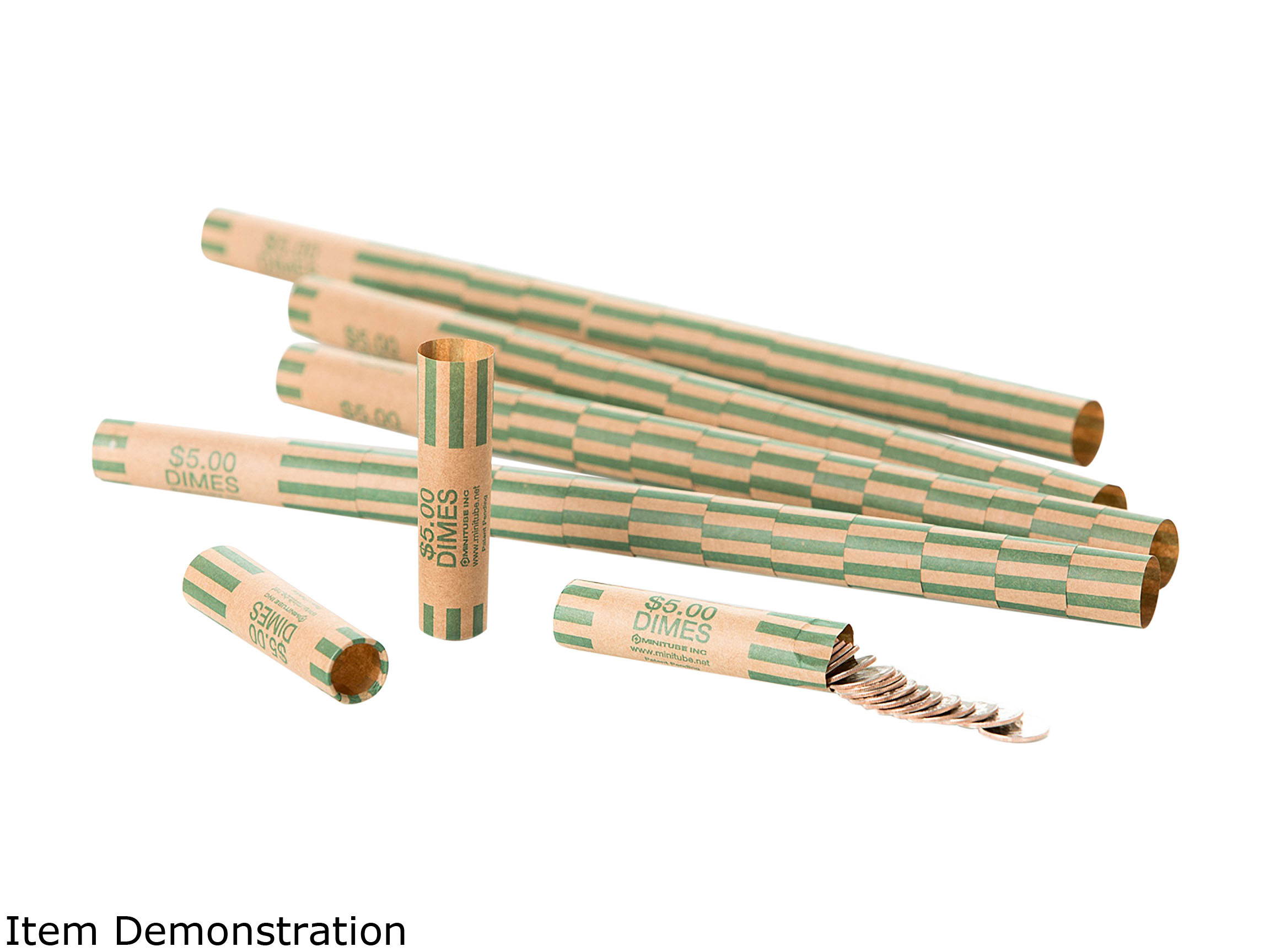 Royal Sovereign FSW-112D-CA Dime Coin Wrapper Preformed, 112/Pack