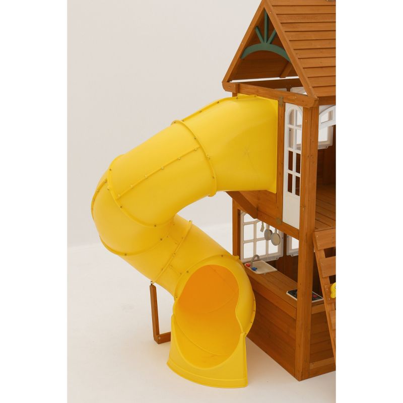 KidKraft Creston Lodge Wooden Swing Set/Playset