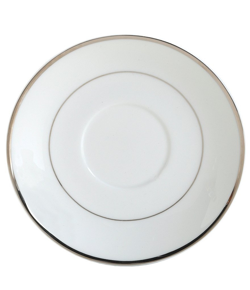 Mikasa Cameo Platinum Porcelain Saucer