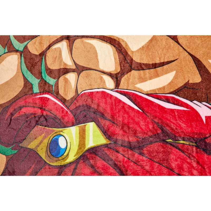 Just Funky Dragon Ball Z Broly 45 x 60 Inch Fleece Throw Blanket