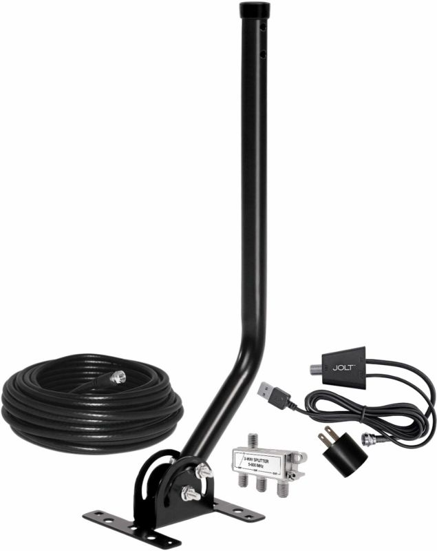 Antennas Direct - ClearStream 4MAX Complete Amplified Indoor/Outdoor HDTV Ant...