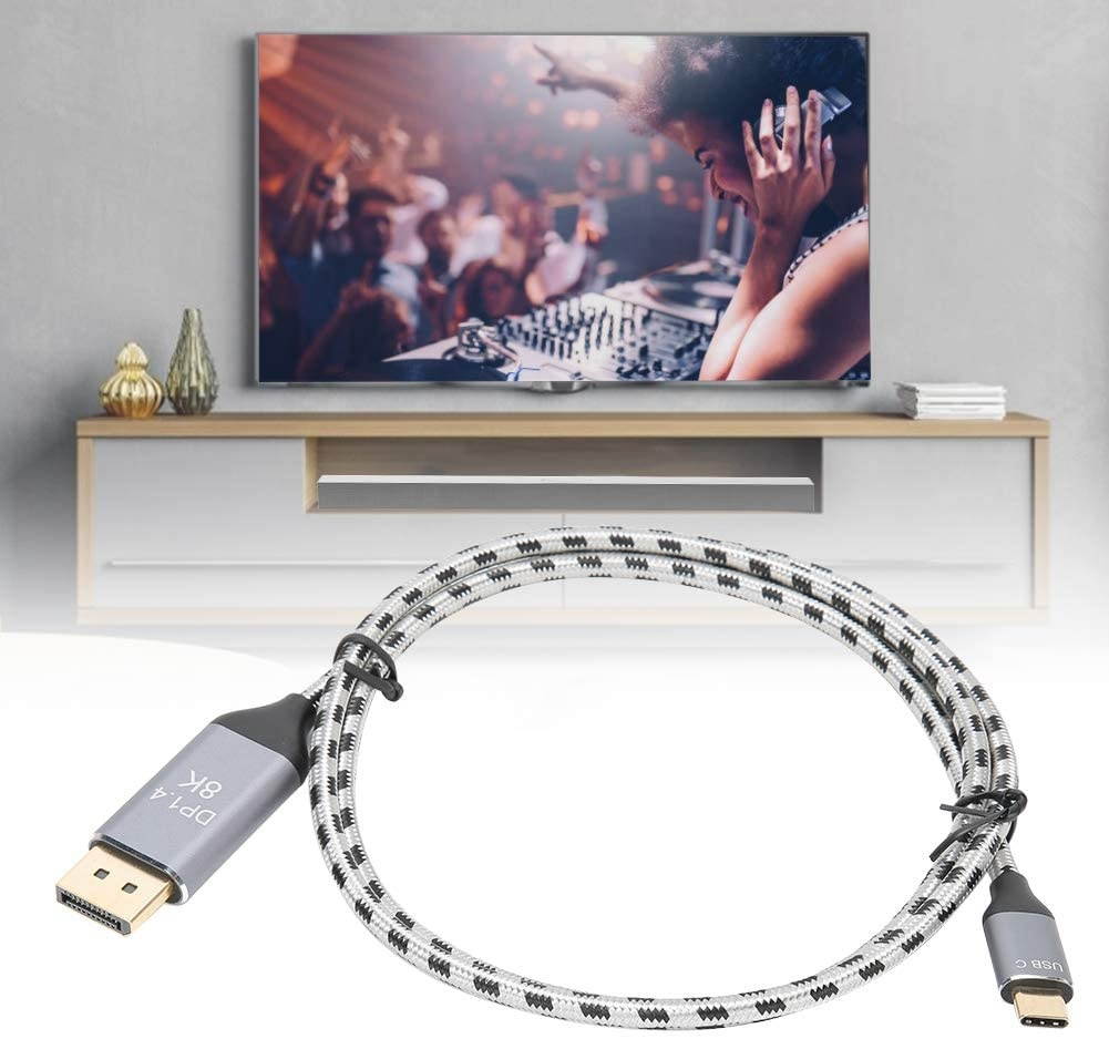 High Definition Video Cable Copper Core of The Cable Wire Supports 7680 x 4320 Resolution Transmission Easy to Carry and Store