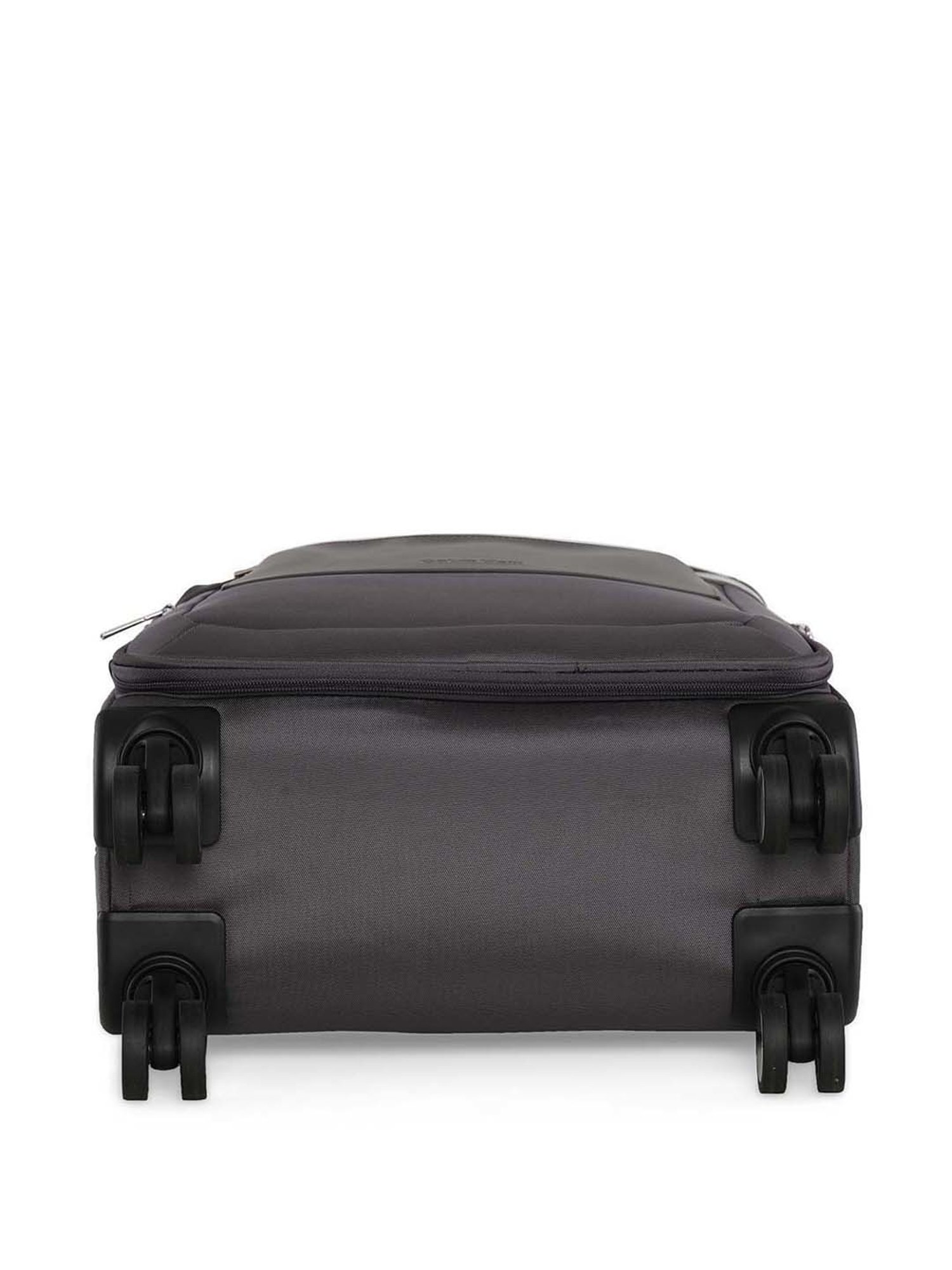 Calvin Klein Union Square Dark Grey Polyester Soft Cabin Trolley - 19 cms