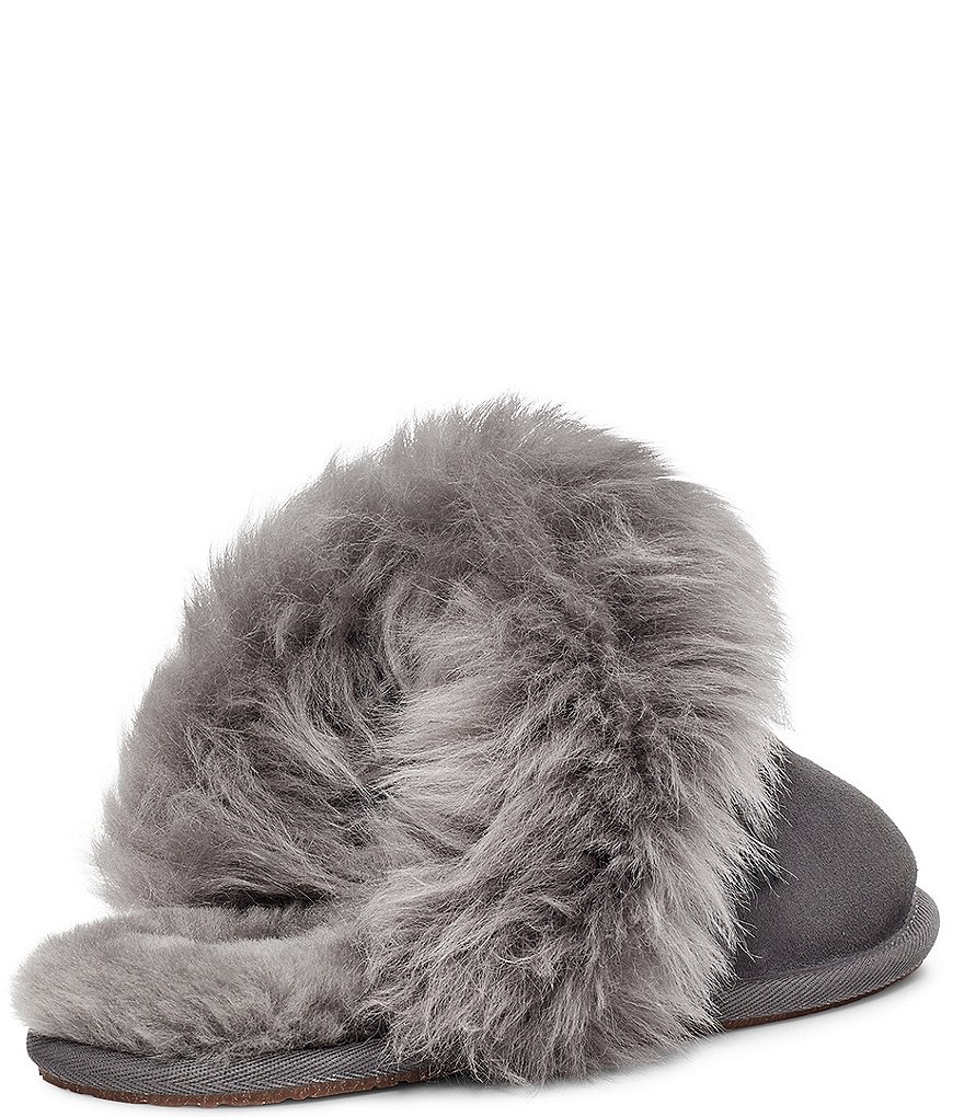 UGG&reg; Scuff Sis Suede Fur Slippers