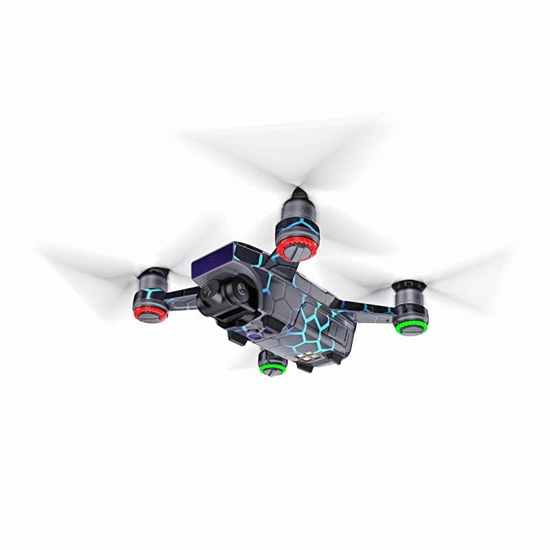 Neptune Decal for Drone DJI Spark Kit Includes Drone Skin Controller Skin and 1 Battery Skin