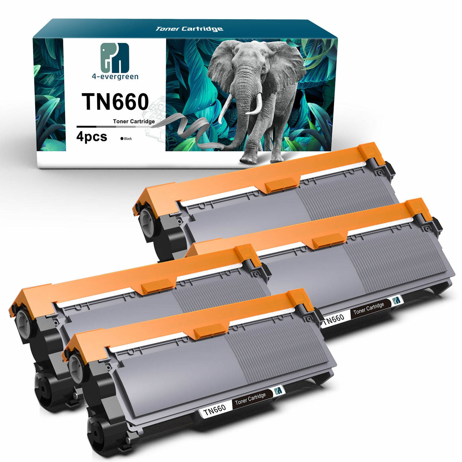 4PK TN660 Toner Set for Brother TN630 MFC-L2685DW