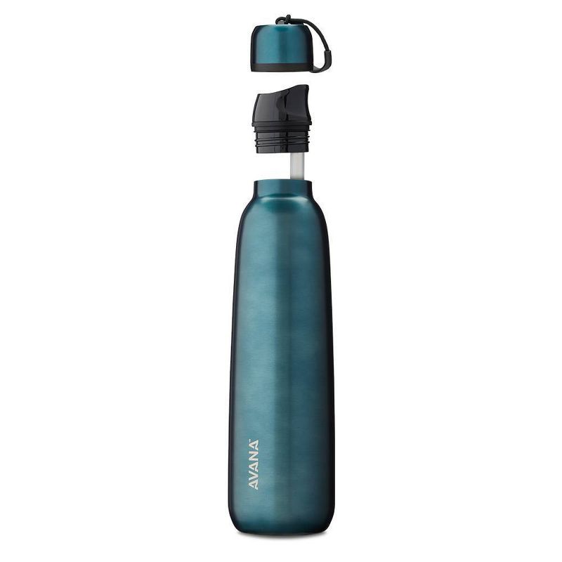 Avana 24oz Stainless Steel Water Bottle Blue
