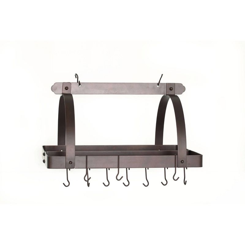 Range Kleen Pot Rack Bookshelf - Stainless Steel