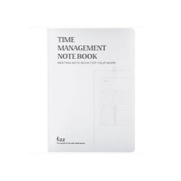 Fizz FZ332015 Time Management Notebook Efficiency Manual For Office Conference Black