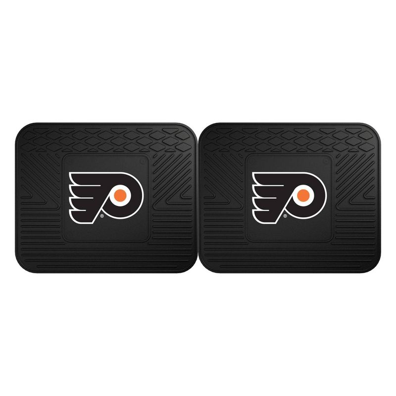 NHL Philadelphia Flyers Vinyl Utility Mat Set - 2pc