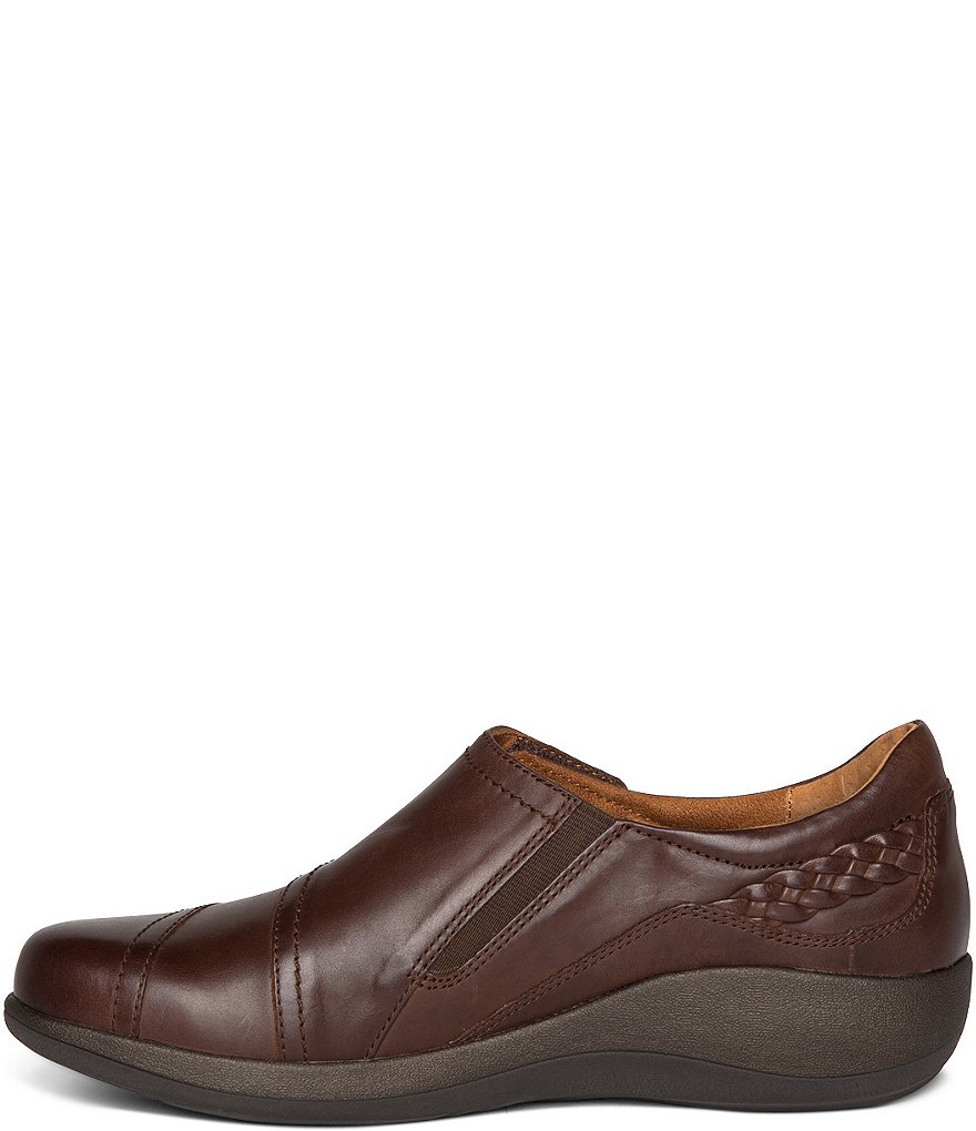 Aetrex Karina Monk Strap Leather Loafers