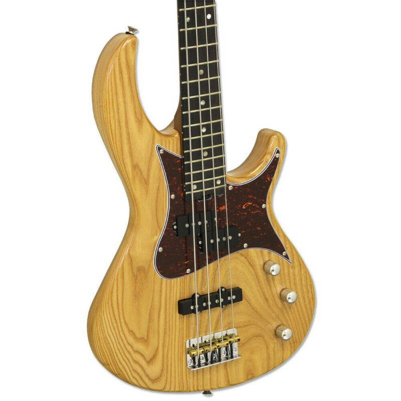 Aria Hot Rod Series 313-Mk2 Detroit Bass, Rosewood Fretboard, Open Pore Natural