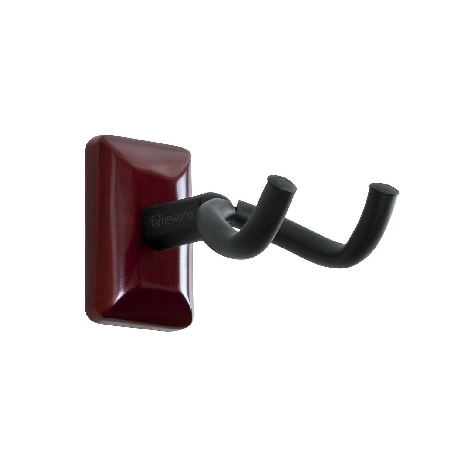 Gator GFW-GTR-HNGRCHR Gator Frameworks Wall Mounted Guitar Hanger Cherry