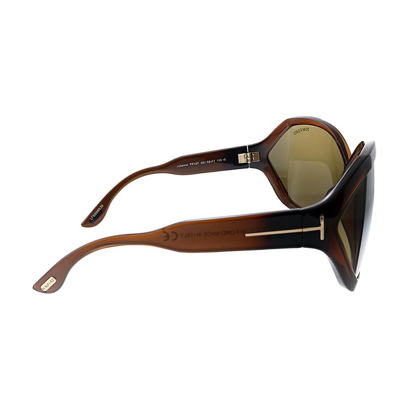 Kate Spade Low Bridge Fit Jenilee/F/S S5A Womens Square Sunglasses Blue Tortoise 57mm