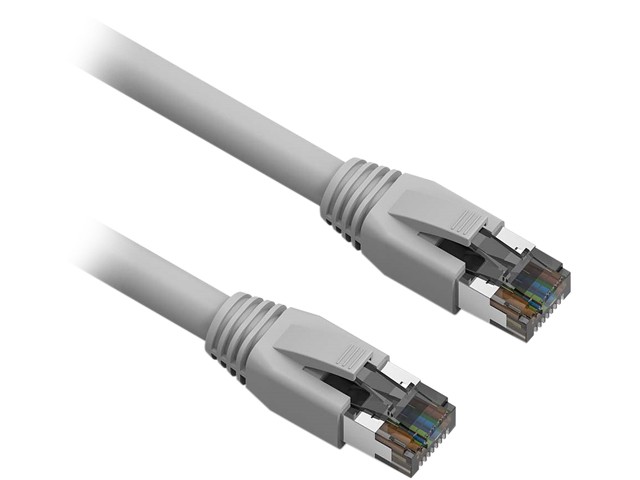 Cat 7 Ethernet Cable 100 ft LAN Cable Internet Network Cord for PS4, Xbox, Router, Modem, Gaming, White Flat Shielded 10 Gigabit RJ45 High Speed Computer Patch Wire.