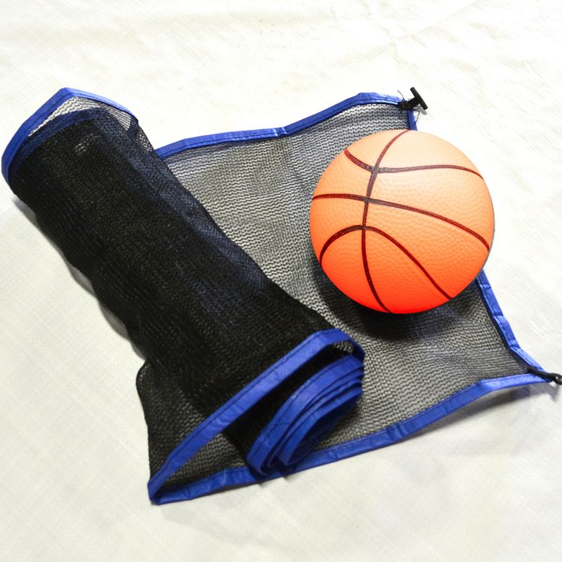 Costway 14 Ft Multicolored Trampoline Recreational Exercise w/ Safety Net Ladder