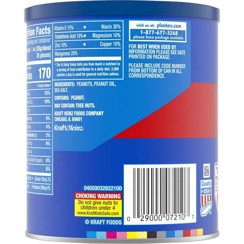 Planters Heart Healthy Cocktail Peanuts - 16oz